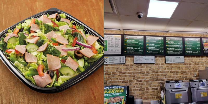 Subway Menu