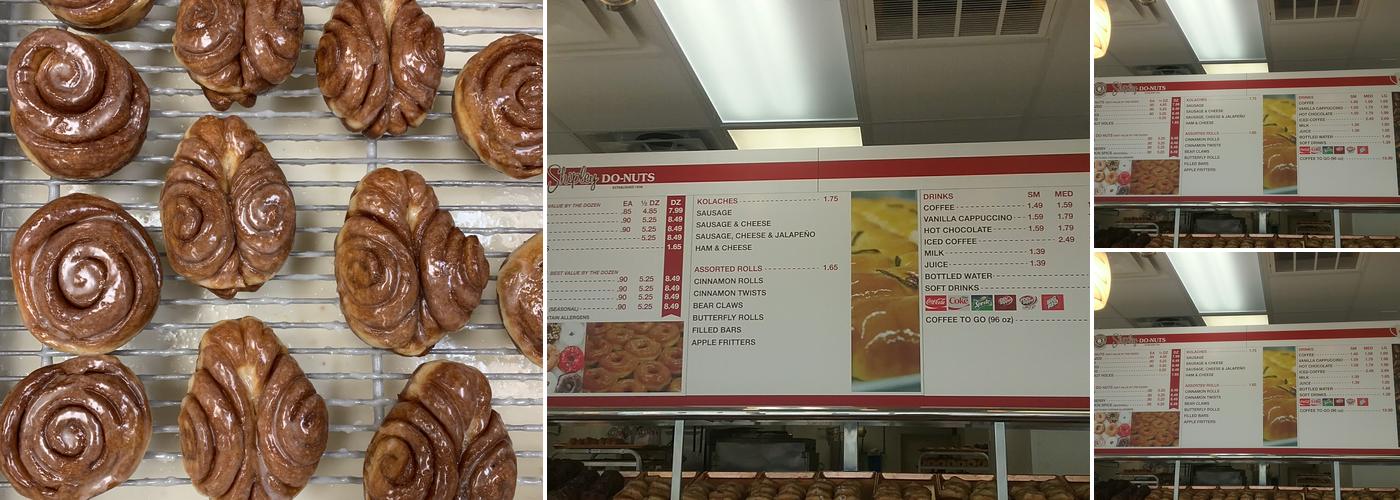 Shipley Do-Nuts Menu