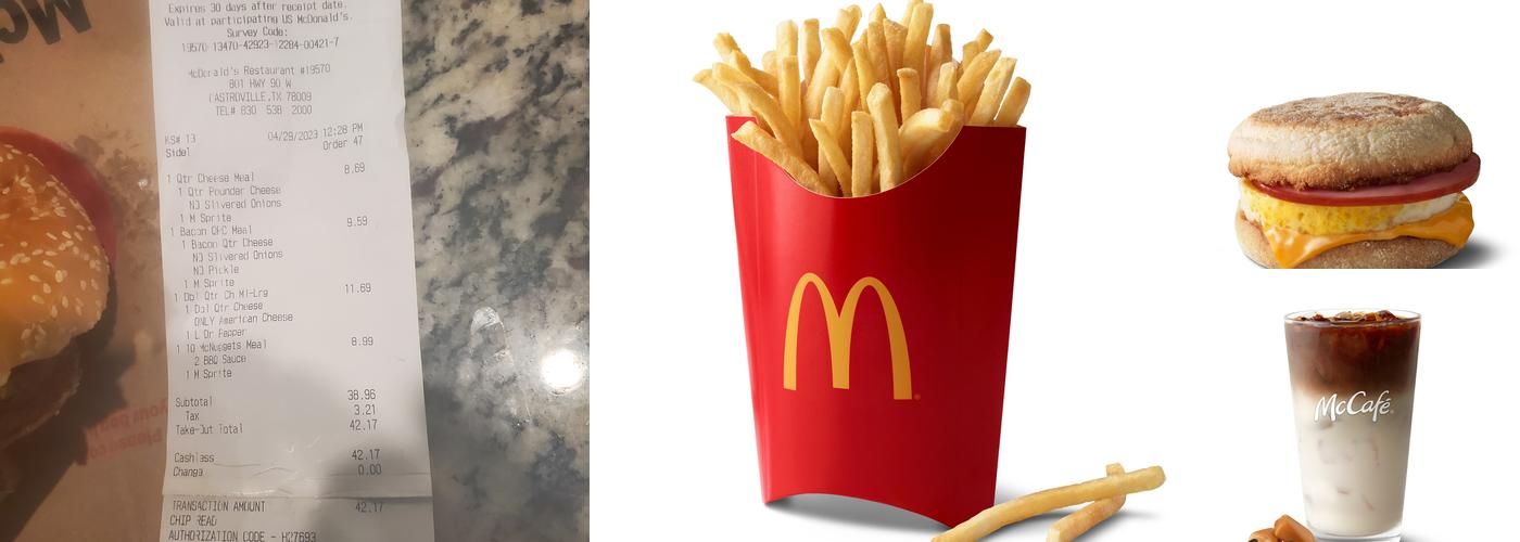 McDonald's Menu