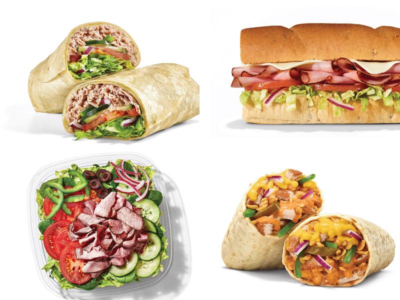 Subway Menu