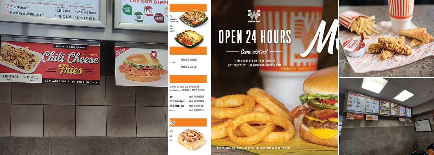 Whataburger Menu