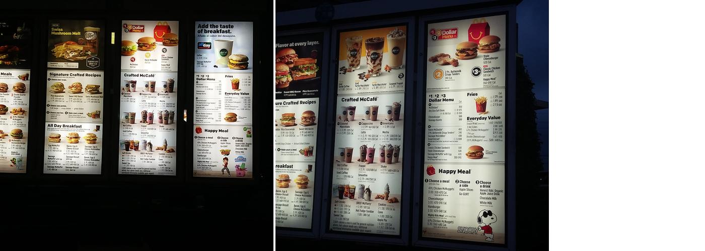 McDonald's Menu