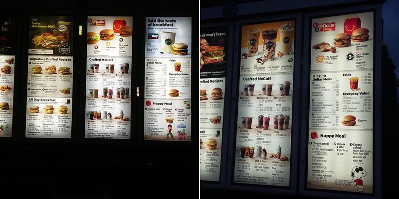 McDonald's Menu