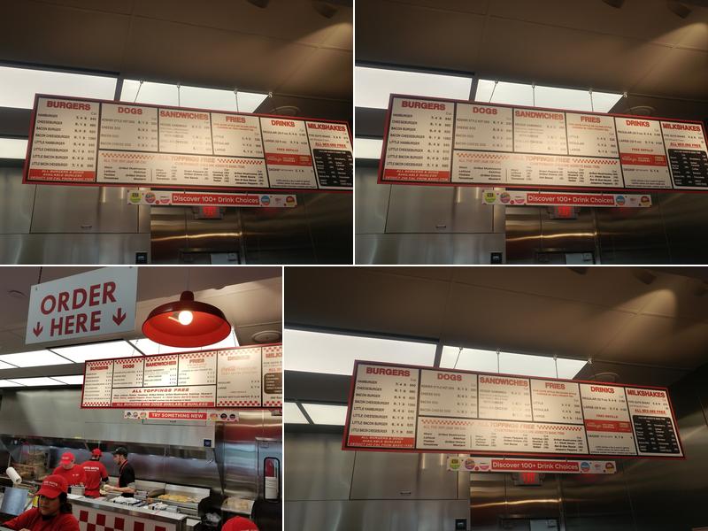 Five Guys Menu