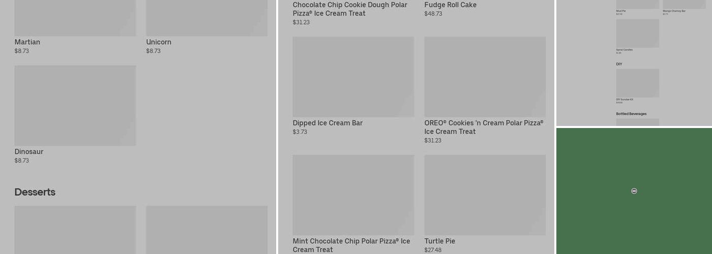 Baskin-Robbins Menu