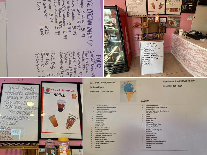 NEVERIA LA MONARCA Menu
