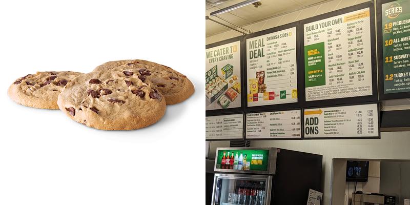 Subway Menu