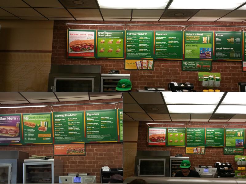 Subway Menu