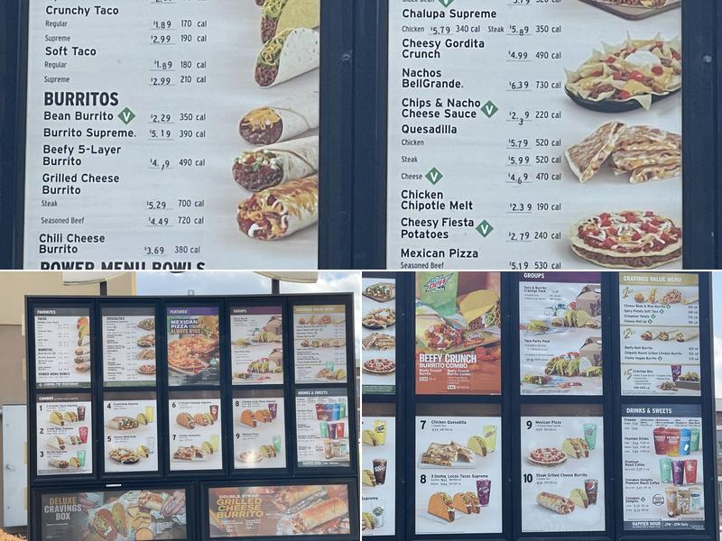 Taco Bell Menu