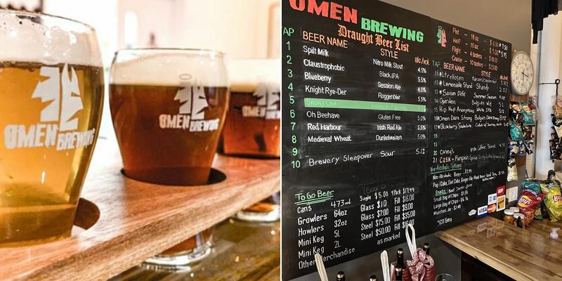 Omen Brewing Menu