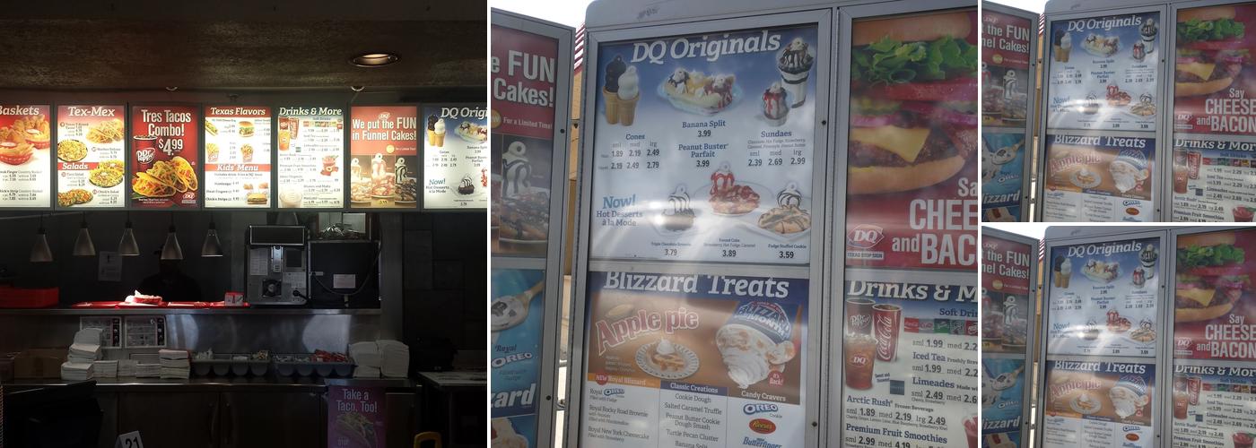 Dairy Queen Menu