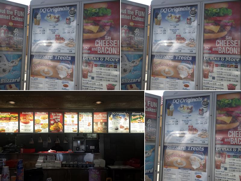 Dairy Queen Menu