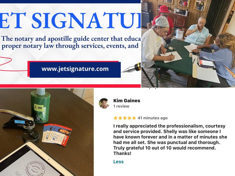 JET Signature Notary & Apostille Services