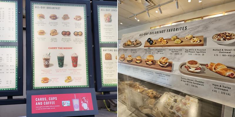 Starbucks Menu
