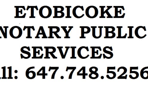 ETOBICOKE NOTARY PUBLIC SERVICES