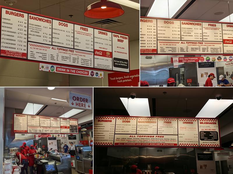 Five Guys Menu