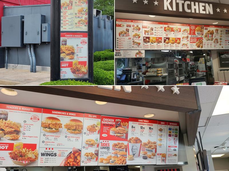 KFC Menu