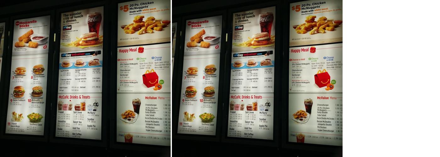 McDonald's Menu