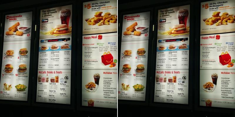 McDonald's Menu