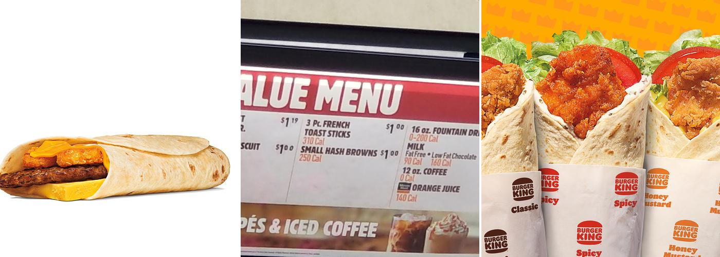 Burger King Menu