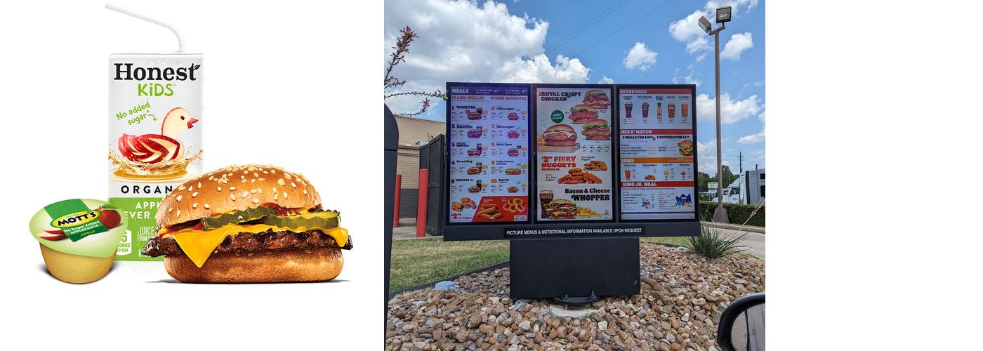 Burger King Menu