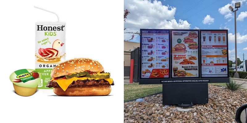 Burger King Menu