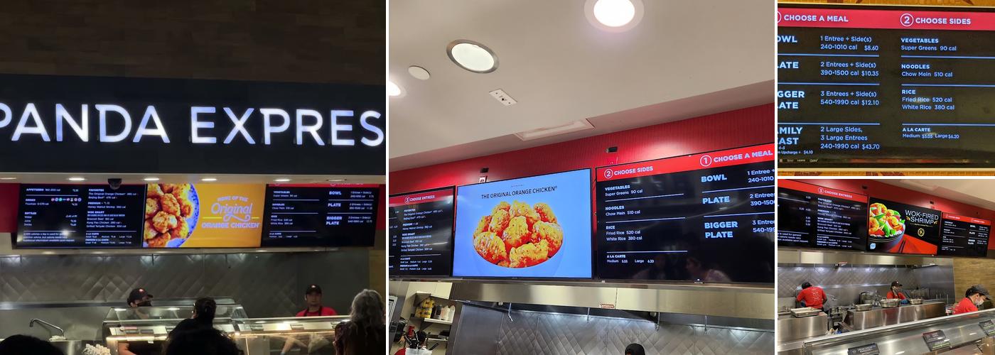 Panda Express Menu