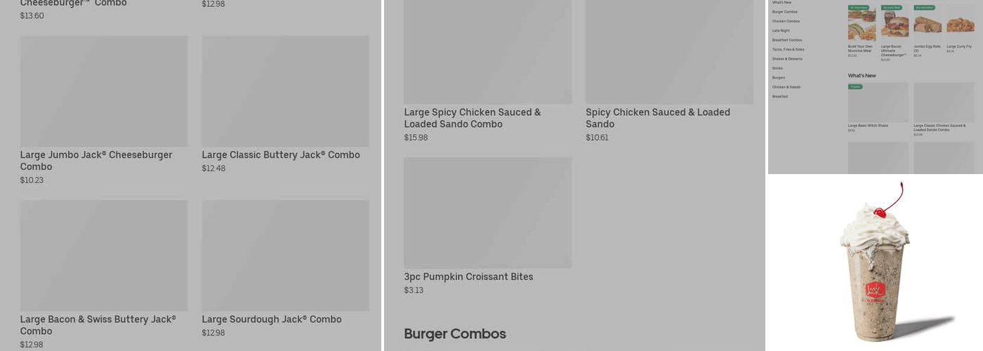 Jack in the Box Menu