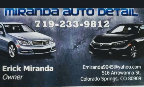 Miranda Auto Detail LLC. Limpiesa de carros LLC