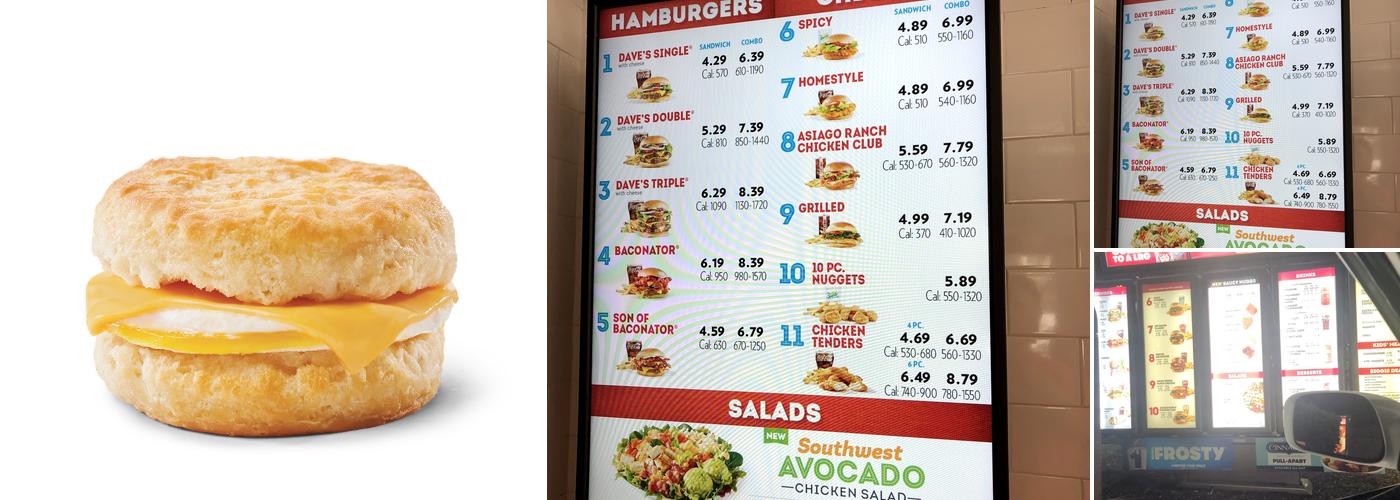 Wendy's Menu
