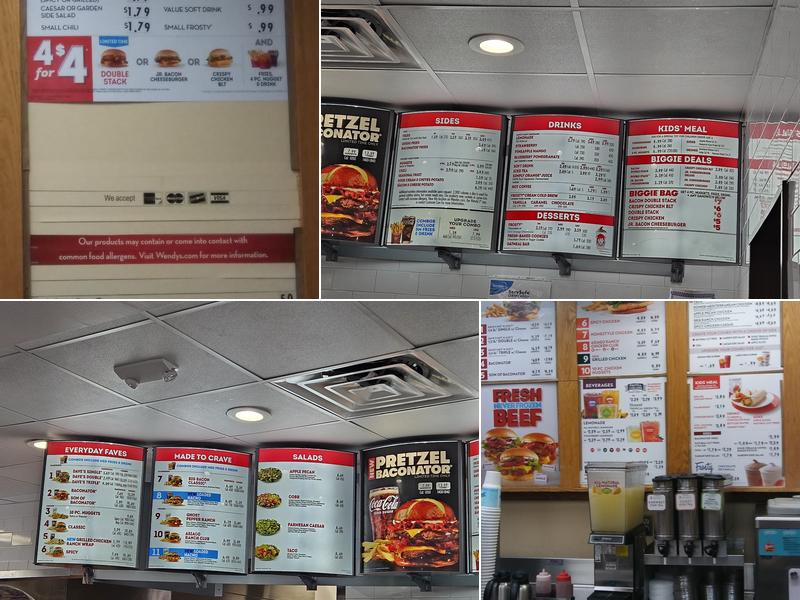 Wendy's Menu