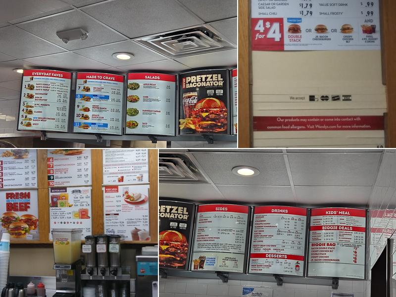 Wendy's Menu