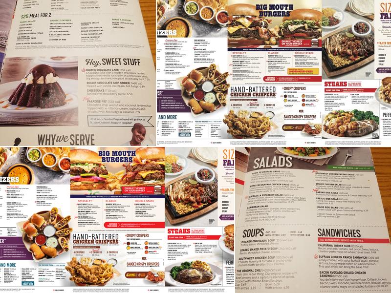 Chili's Grill & Bar Menu