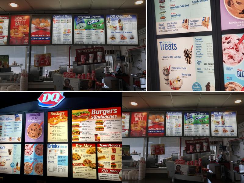 Dairy Queen Menu