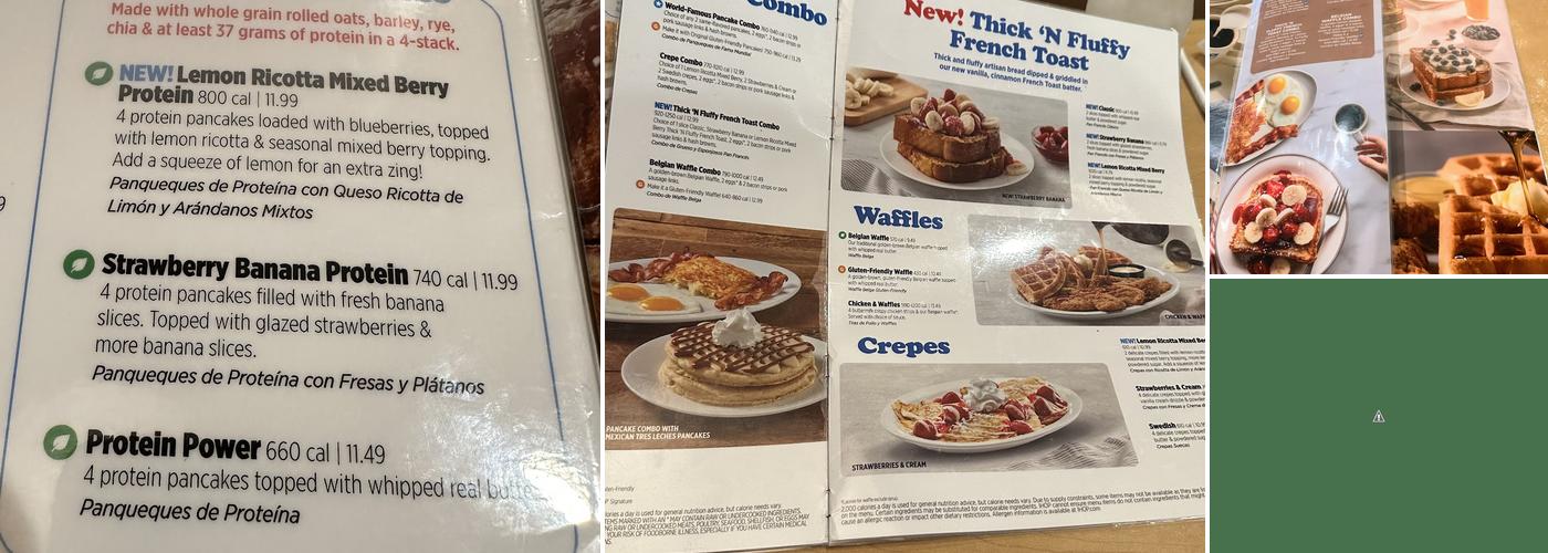 IHOP Menu