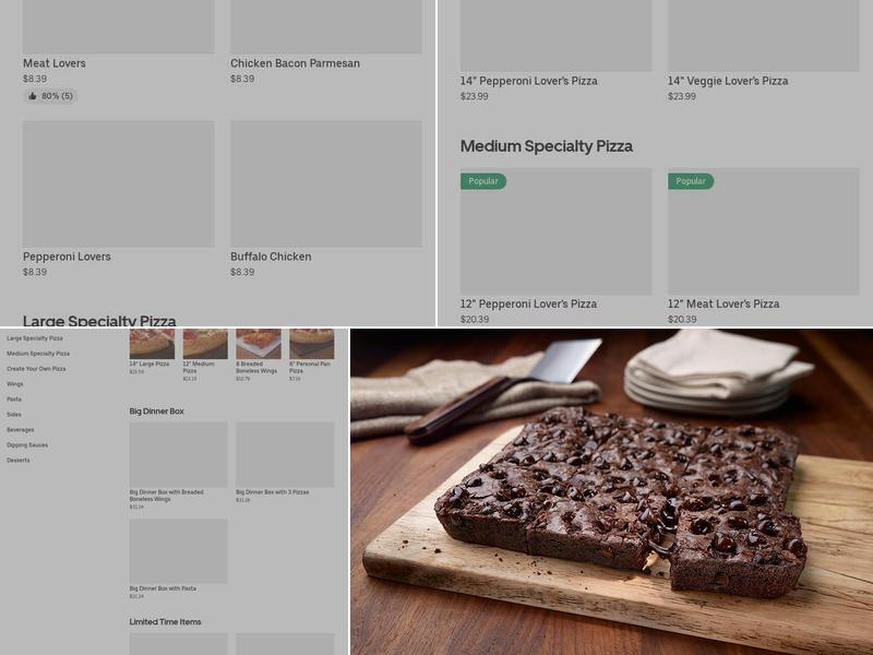 Pizza Hut Menu