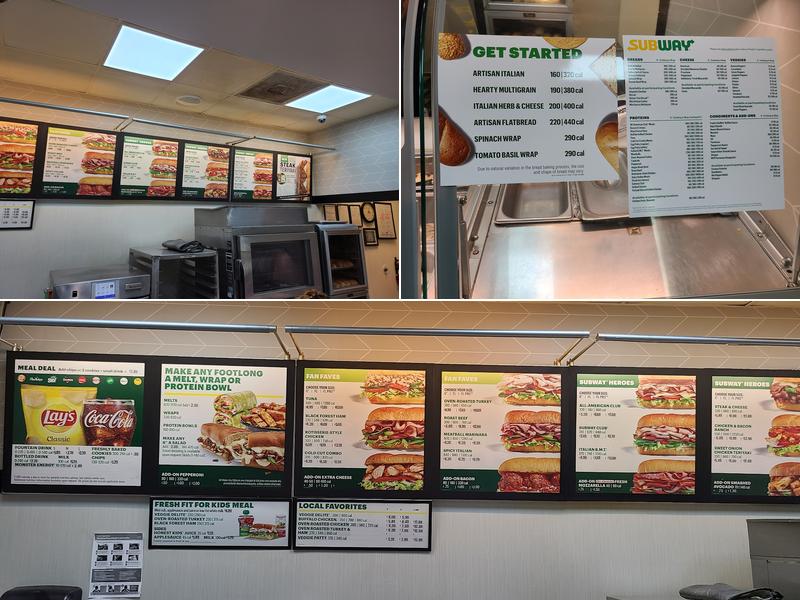 Subway Menu