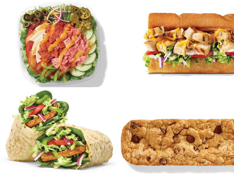 Subway Menu