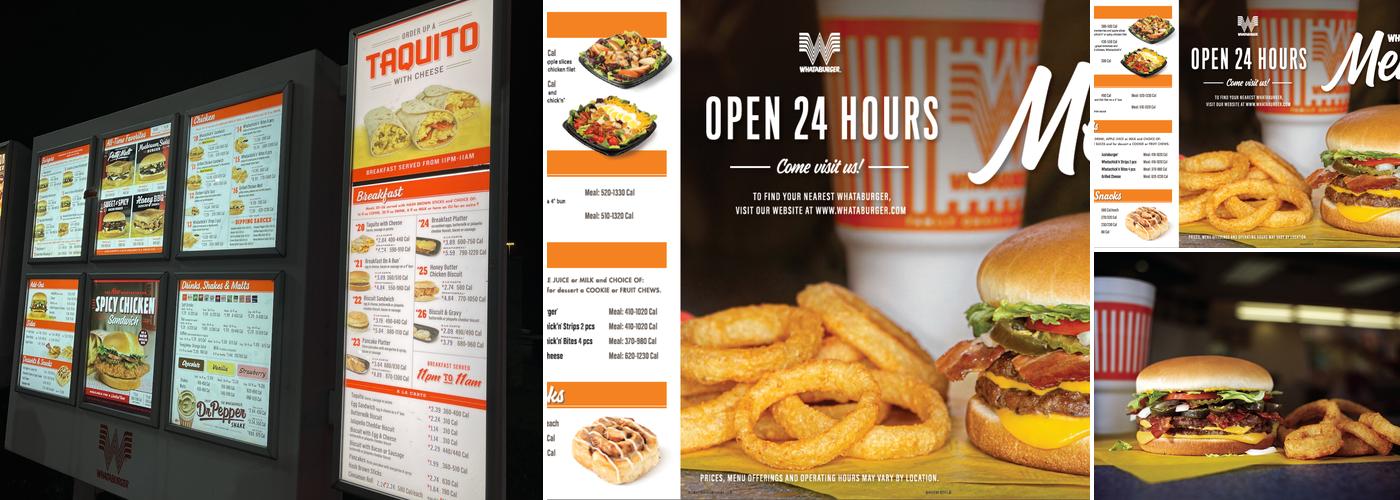 Whataburger Menu