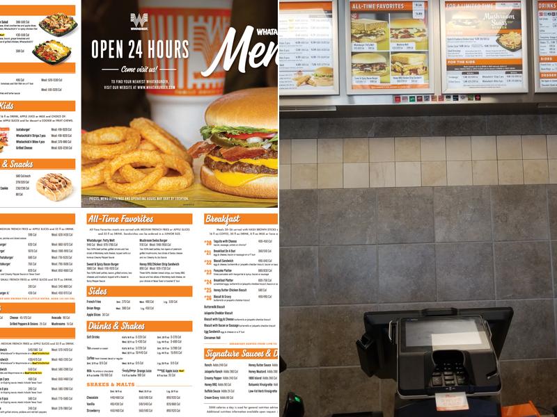 Whataburger Menu