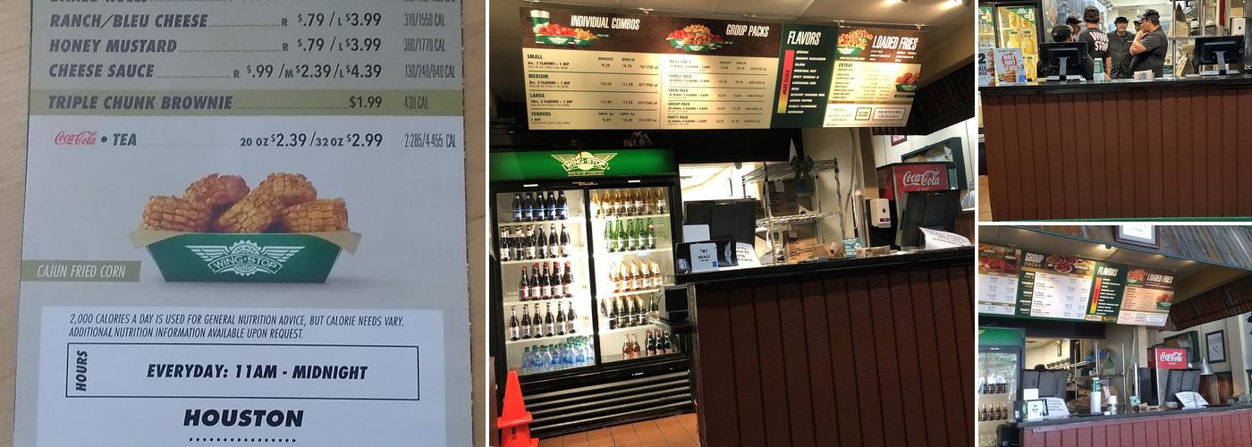 Wingstop Menu