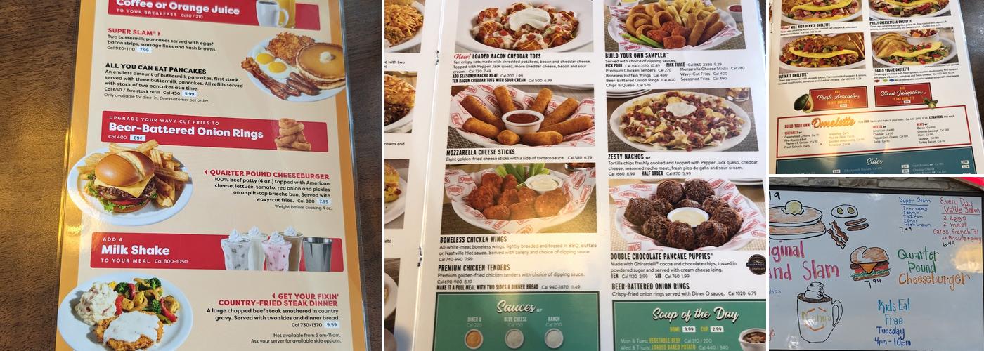 Denny's Menu