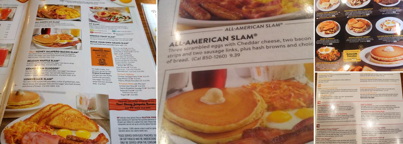 Denny's Menu