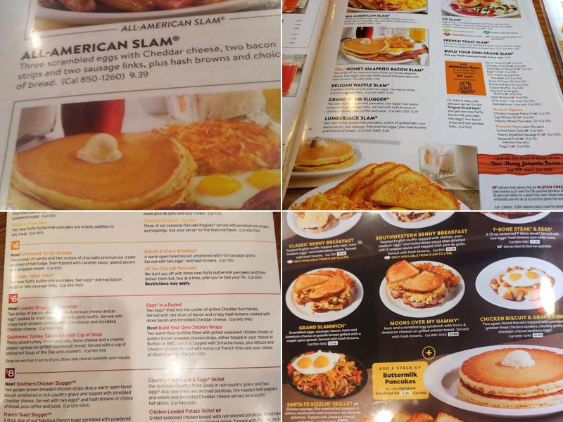 Denny's Menu