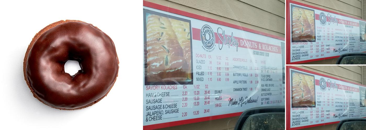Shipley Do-Nuts Menu