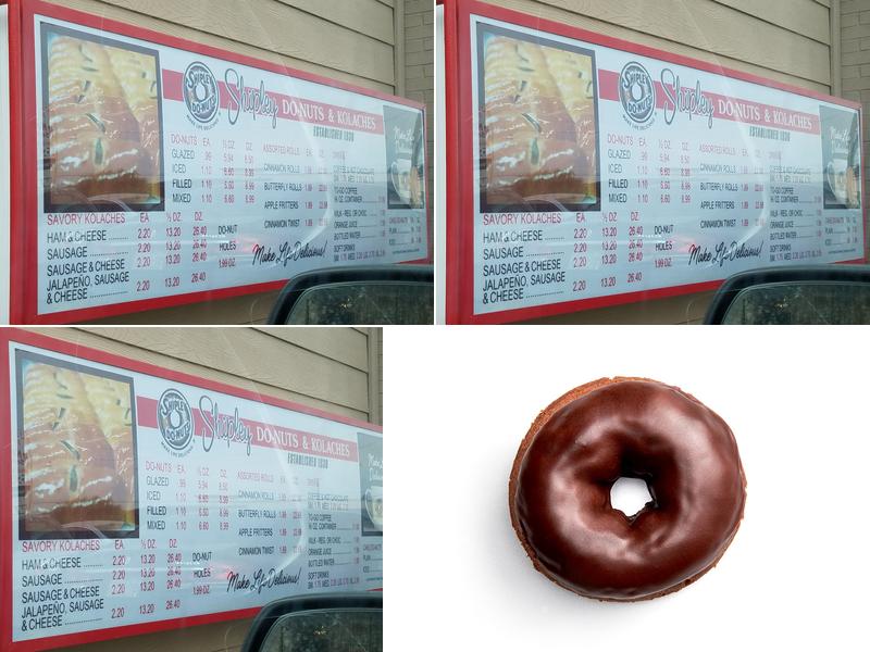 Shipley Do-Nuts Menu
