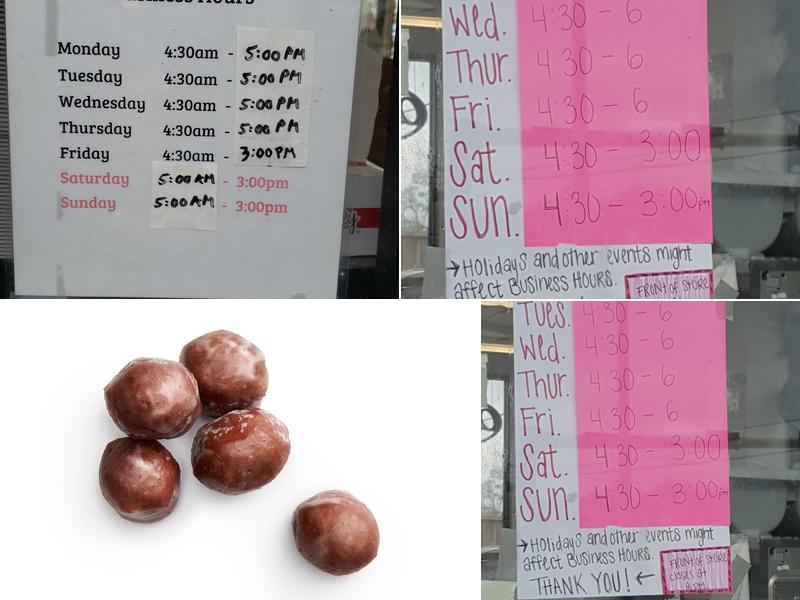 Shipley Do-Nuts Menu