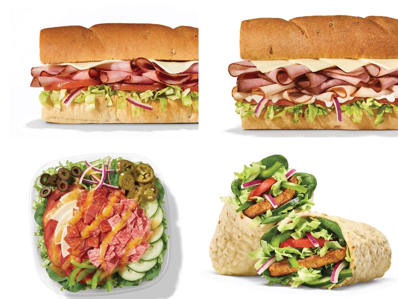 Subway Menu