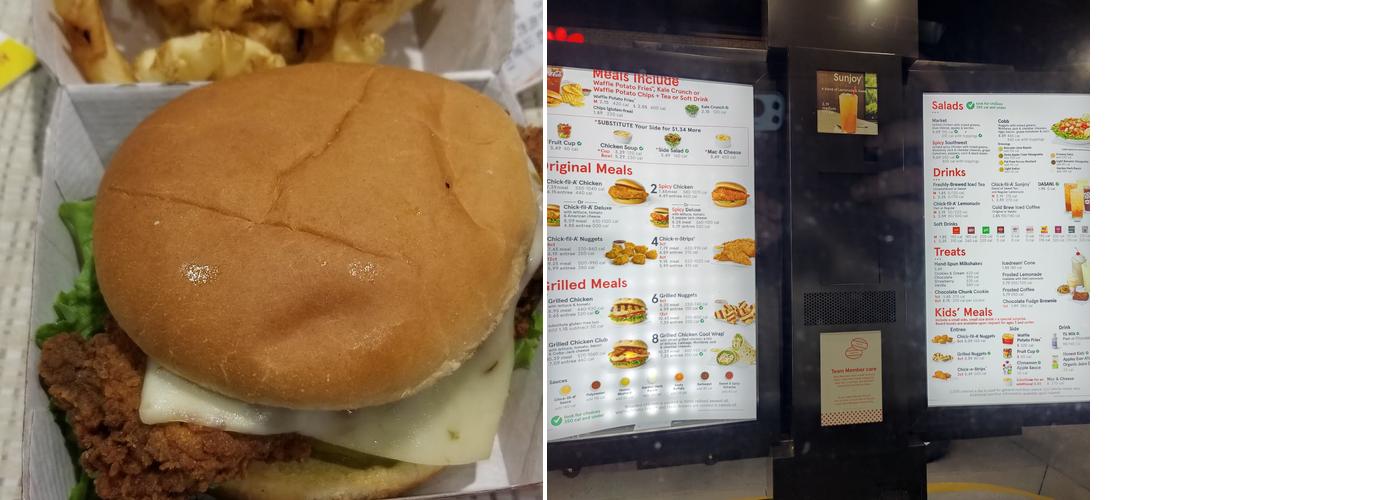Chick-fil-A Menu