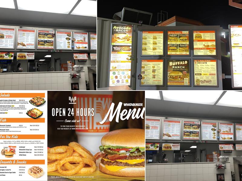 Whataburger Menu